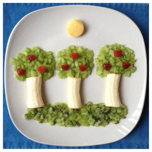 beautifulpicturesofhealthyfood:  Thanks to Gabriela Fischer of Fun Meals 4 Kids for this food art fe