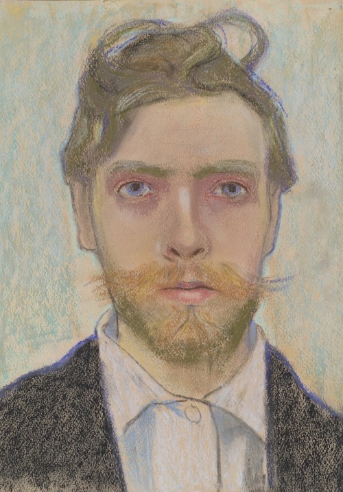 portraituresque:  Stanisław Wyspiański -   Self-portrait, 1897