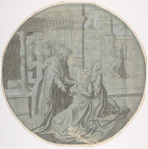 Queen Esther hears of the Decree against the JewsEsther (/ˈɛstər/; Hebrew: אֶסְתֵּר, Modern Ester Ti