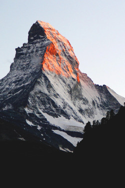wavemotions:  Sunset in Zermatt