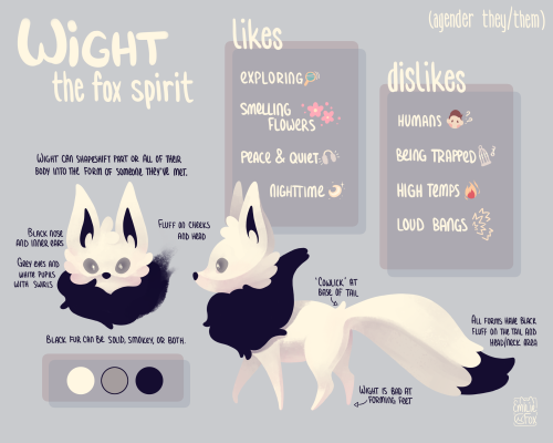 A ref sheet for Wight!