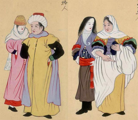 medievalpoc:  eastiseverywhere:  Illustrations from a Guide to the World:Portugal/BrazilEngland/RussiaNetherlands/SpainTurkey/ItalyAfrica/SiamJapan