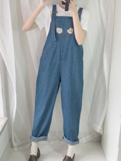 diario-de-un-depresivo: ♡ Cute Oversize Overalls ♡ –&gt; click here &lt;– 