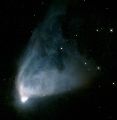 just–space:Hubbles Variable Nebula js