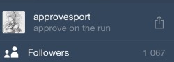 approvesport:  My tiny little Tumblr page just passed 1000 followers..Let’s celebrate it with a cake… cause.. You guys are the best!//Approve 