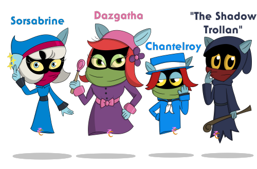  This was just a little idea I had, making some new Trollans with a twist…they’re all b