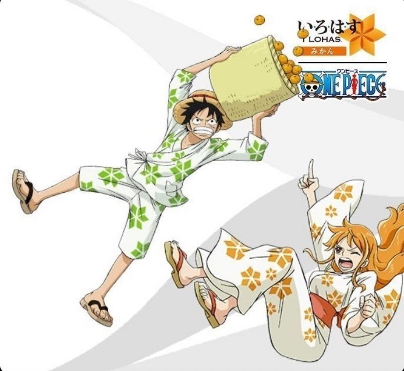 Luffy Nami Fangirl Oranges