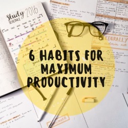 rawrace123:  rawrace123:  living-that-library-lifestyle:  6 HABITS FOR MAXIMUM PRODUCTIVITY    These are the 6 habits that I try to practice in order to be my most productive self.   ✔️1. Healthy Habit Tracker  The best way to be healthy, both mentally