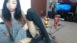 lissabunnyx:  Getting ready to play drunk jenga in my living room :D