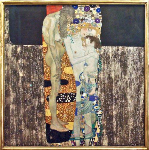 As três idades da mulher, Gustav Klimt, 1905.