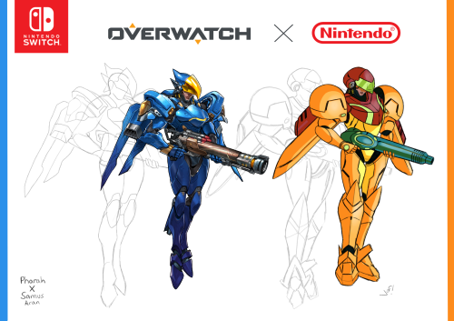 Reasons Overwatch should come to the Nintendo Switch; #1 - Pharah X Samus Aran skin