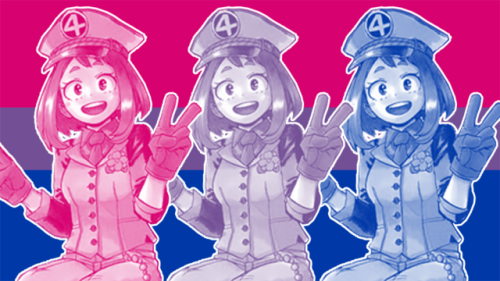 mlm-kiri: Bi Uraraka headers and icons requested by Anon!Free to use, just reblog!Requests are open!