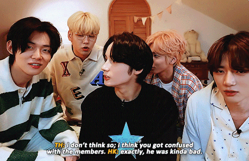yeonjune:  yeonjun dealing with haters 🤗 (transl.)
