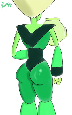 This is my first drawing of Peridot using