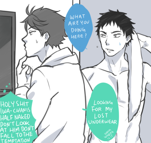 niisancomplex:Happy iwaoi day… (clutches heart)