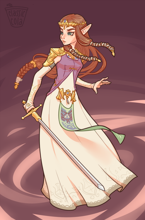 classiccola:tp zelda is still my fav zelda design… luv that princess