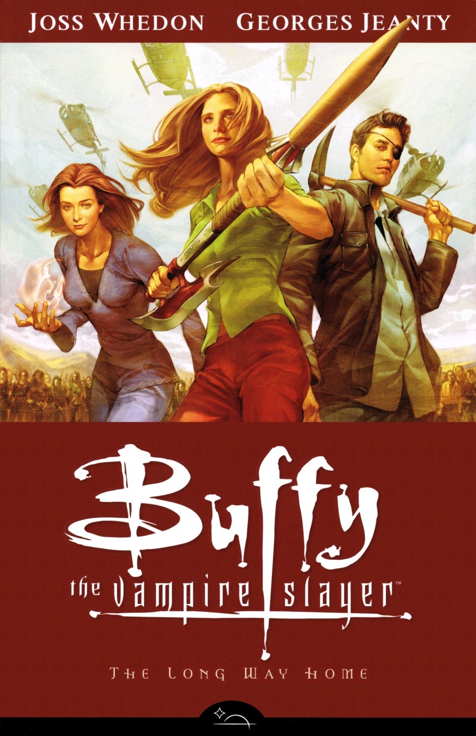 Started and finished #reading Buffy the Vampire Slayer: The Long Way Home, by Joss Whedon and Georges Jeanty. The first of the Season 8 continuation comics, picking up the story from where the TV show left off.
Fun, though not a patch on the TV show....