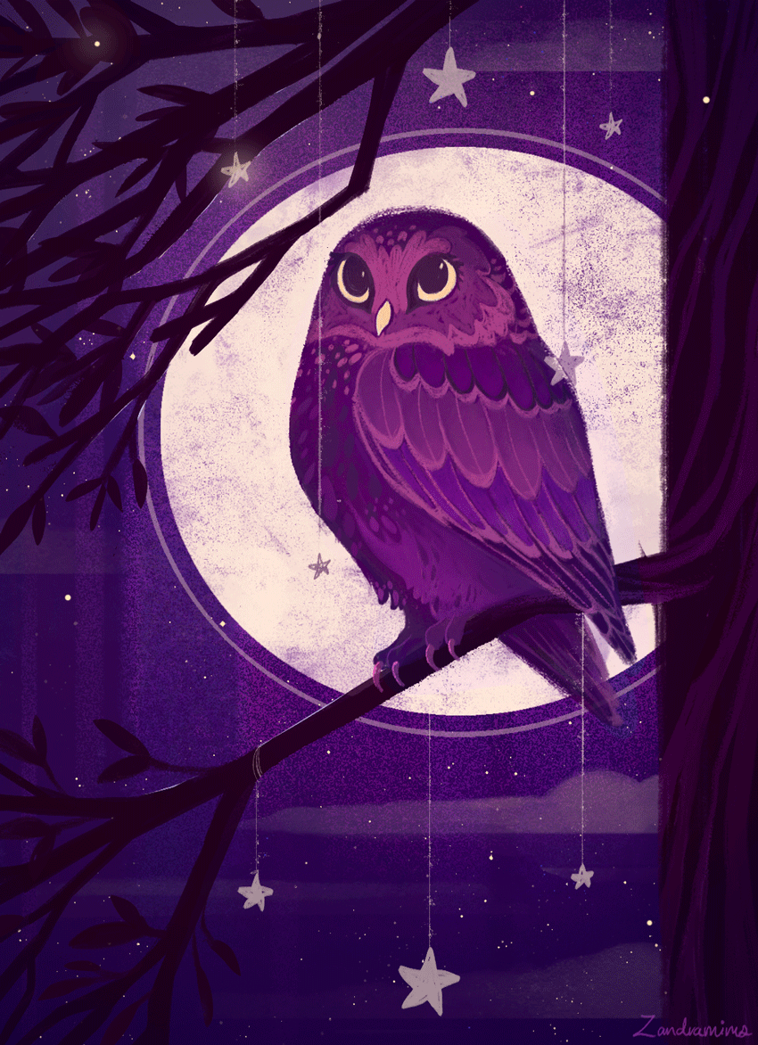 Zanj Draws Night Owl