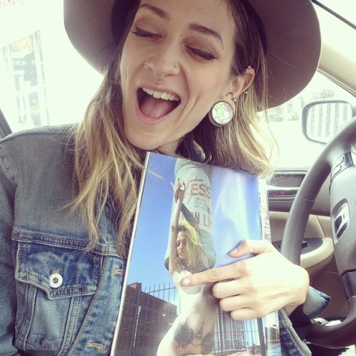 Just picked up the Hustler Magazine I’m in :) woo!!! (It’s the July 2014 issue) @drivenbyboredom