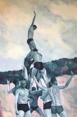 Balcombe:‘tower’ Oil On Linen 36&Amp;Quot;X24&Amp;Quot;