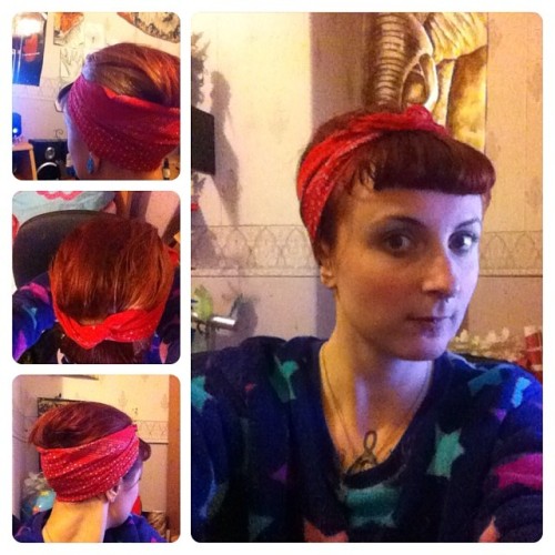 First hair idea for the pin up pageant at the @rockabillyreunion next month what do you think? ? #pi