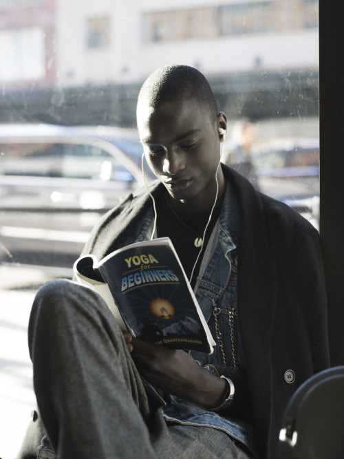 black-boys:Aly N’Diaye by Mark Hartman | Backstage at Public School FW 16