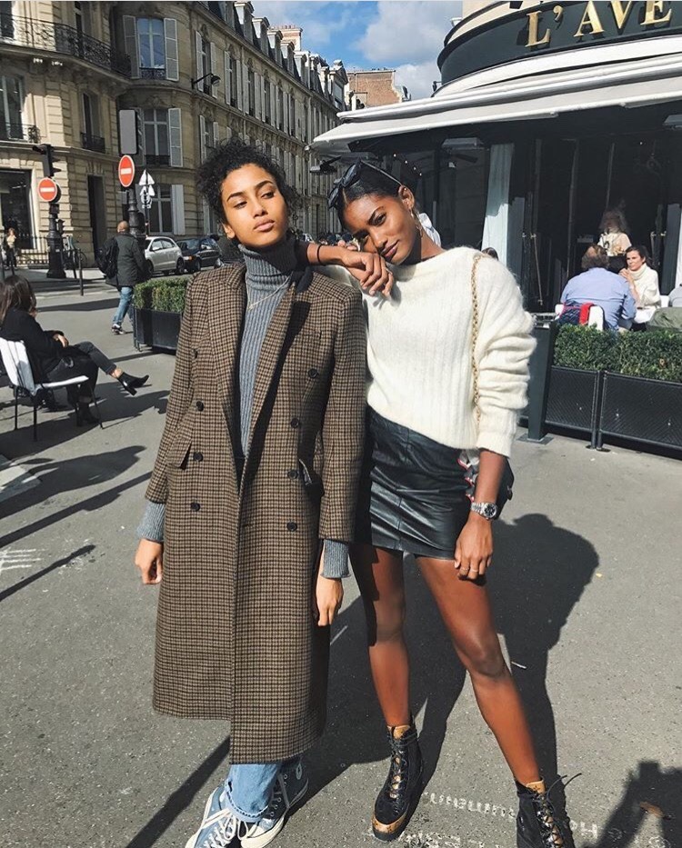 Slender Black Women — Imaan Hammam & Melodie Monrose