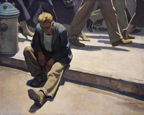 Maynard Dixon - Forgotten Man - 1934