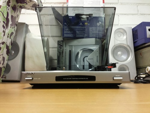 Sony PS-J20 Micro Stereo Turntable System, 2000