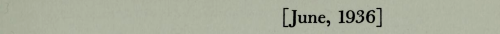 June, 1936 Journals Of Anais Nin 1934-1939 [volume 2]