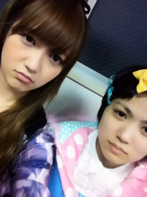 enakanima: Amina and Momoka was dubbing for AKB0048 !