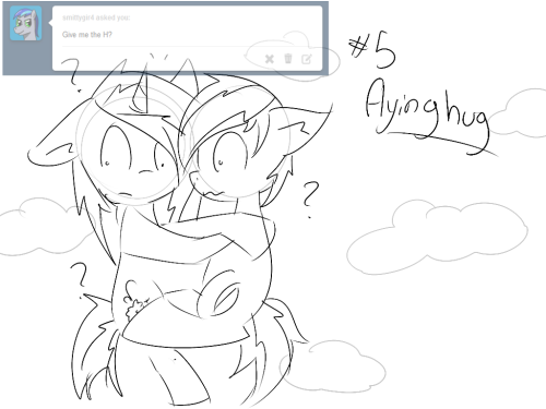 sparkshadow:  how..   Im scared..(Awesome drawing! Thanks for the sketch hug sparkshadow :33 This is really confusing, but who cares PONY LEVITATION!) 