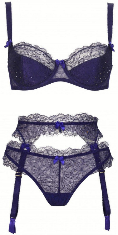 triandblu:  martysimone:  Pretty Wild Lingerie | “Marissa” FW2015-16 Collection  ~blu