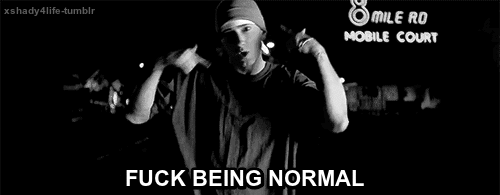  Normal people scare me 