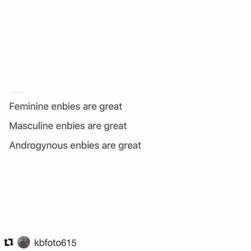 #Repost @kbfoto615 (@get_repost)・・・All #enbies are good enbies. ❤️️‍✌✊