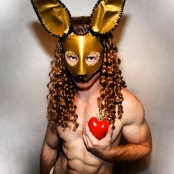 Happy Valentines Day from Rabbit Jesus -