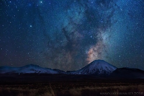 whisperofthenightsky:Location: Mount Ngauruhoe volcano, New ZealandPhoto: Manoj Kesavan