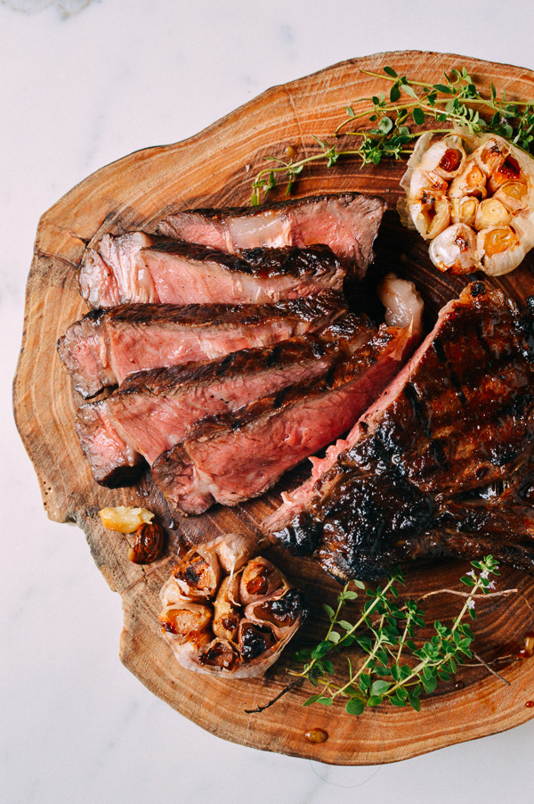 yummyinmytumbly:  Grilled Ribeye With Soy Butter Glaze