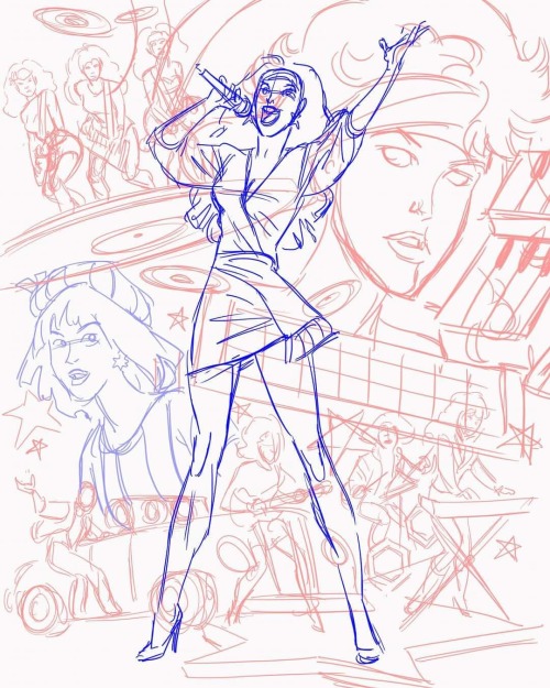 Another #WIP #commission #jemandtheholograms #jem #themisfitshttps://www.instagram.com/p/CTj95n0H2