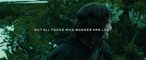 definitelyoneoftheguys:This is no mere ranger. He is Aragorn son of Arathorn. You owe him your alleg