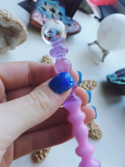 princessdabber:pink cadillac~purple rain dabber i gifted Tori for christmas 