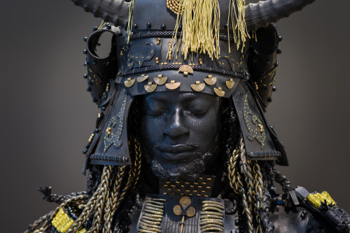 With “Kurobōzu/Dark Stranger,” artist Nicola Roos depicts the real-life figure of Yasuke, “the only 