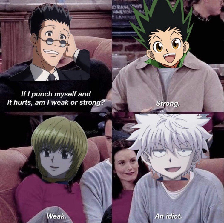 Juno على X: Redrawing memes #kurapika #leorio #meme #leopika #hxh