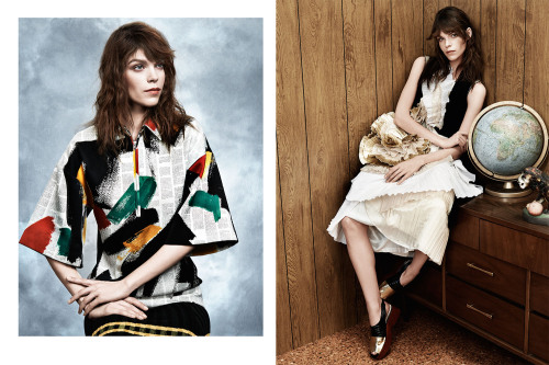    Meghan Collison for Oyster’s 20th Anniversary Issue by Bjarne Jonasson styling | 