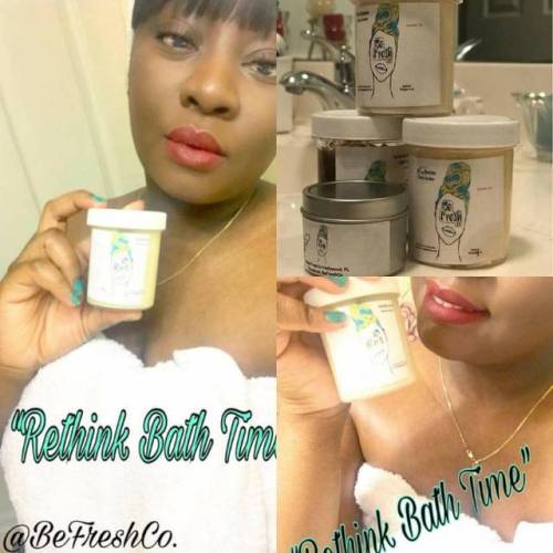 Loving my Befreshco Products!!! Literally “ReThink Bath Time” I smell so yummy with my L