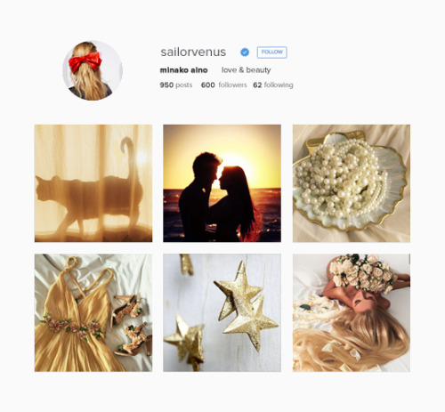 x-red-string-of-fate-x:  Instagram Aesthetics | Kunzite &amp; Minako Aino/Sailor Venus