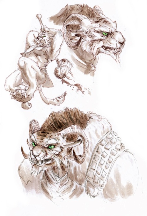 My new baby, warrior female charr called Oushko. She is grumpy grandma who will bite off your head i