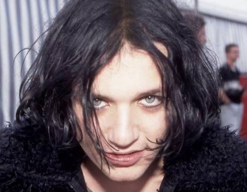 melindajaneharrisonworld:Brian Molko by Scarlet Page.