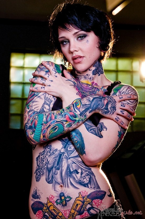 sexxyinkedgirl:  Follow us For The finest Inked Girls and female Tattoo Models around