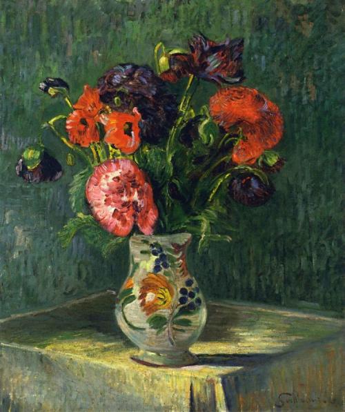 Still Life with Flowers -  Armand Guillaumin -1900Impressionism